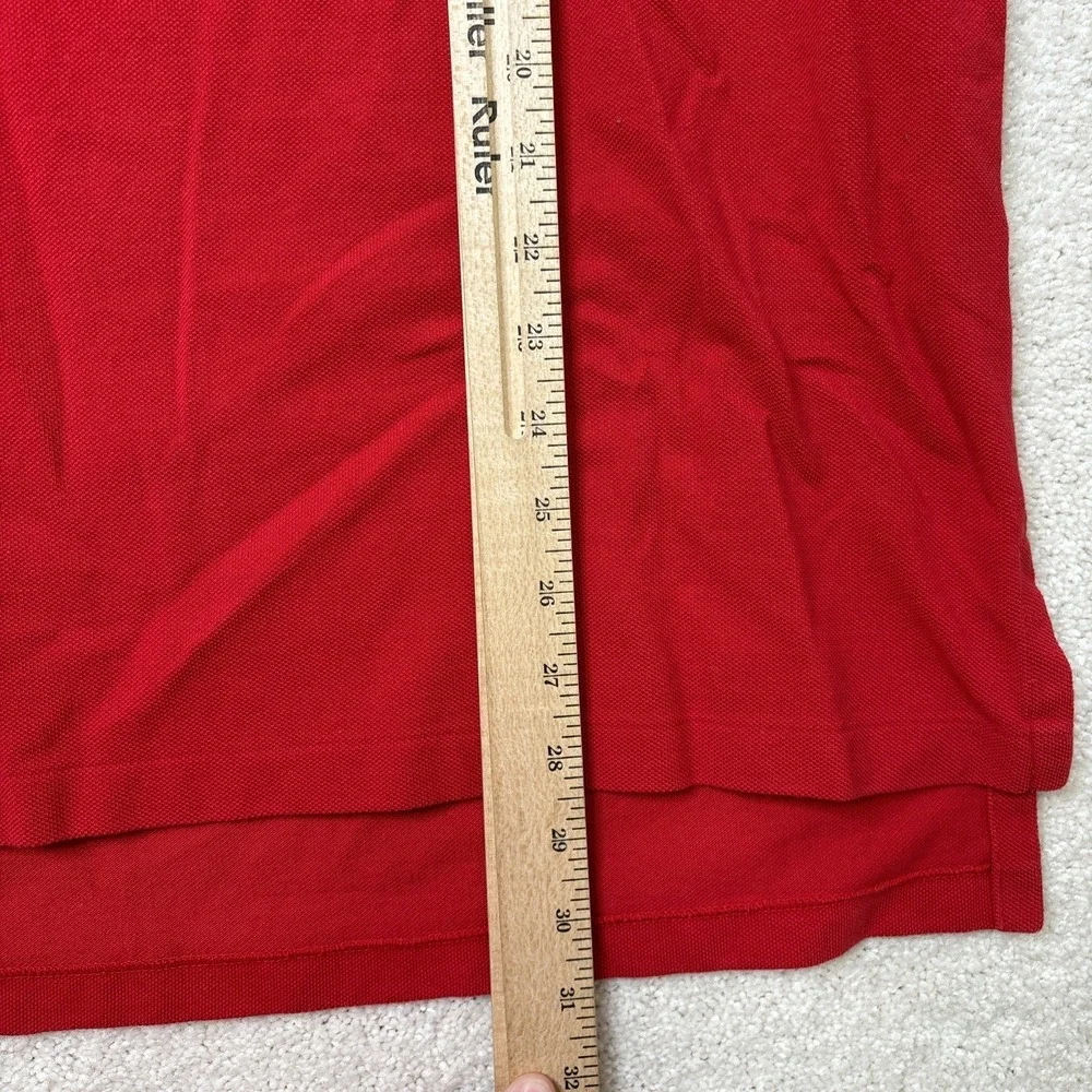 Polo‎ Ralph Lauren Polo Bear Shirt Men's XL Red Cotton Preppy Americana Flag